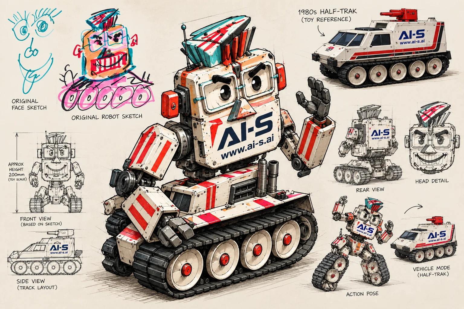 Ant Junior AI-S retro robot